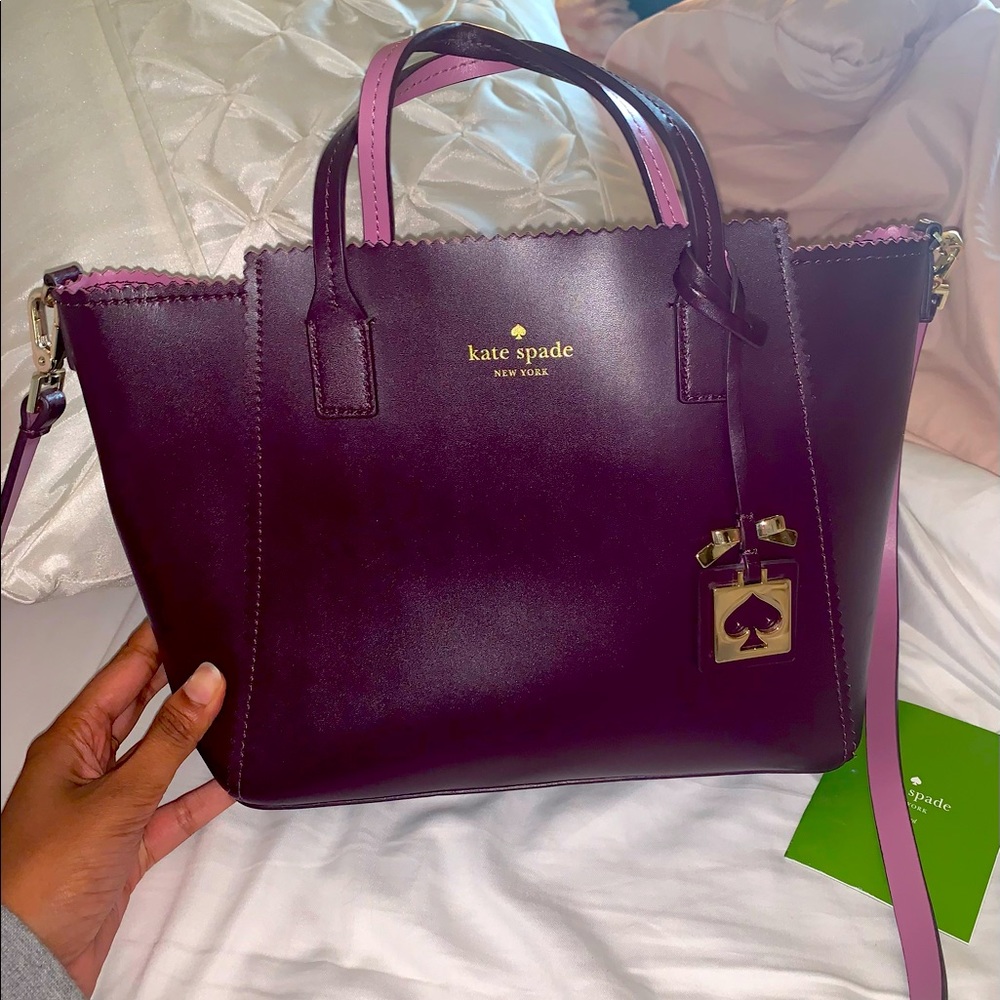 Kate Spade Purple Ivy Drive purse